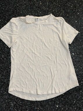Old Navy Women’s White Luxe Small Short Sleeve T Shirt